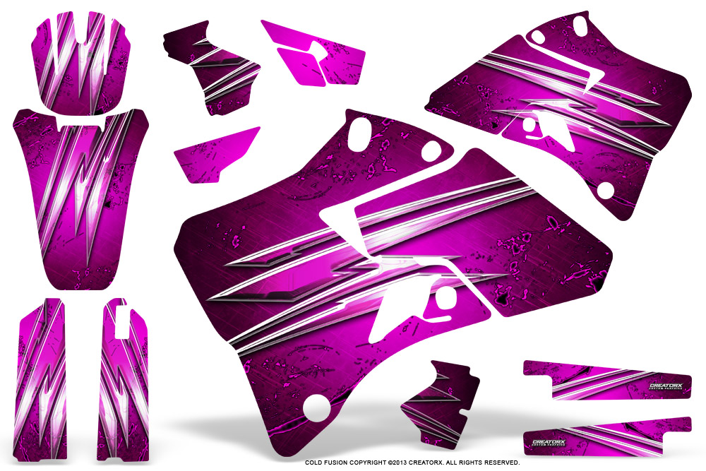 Yamaha YZ 125-250 96-01 Graphics Kit Cold Fusion Pink